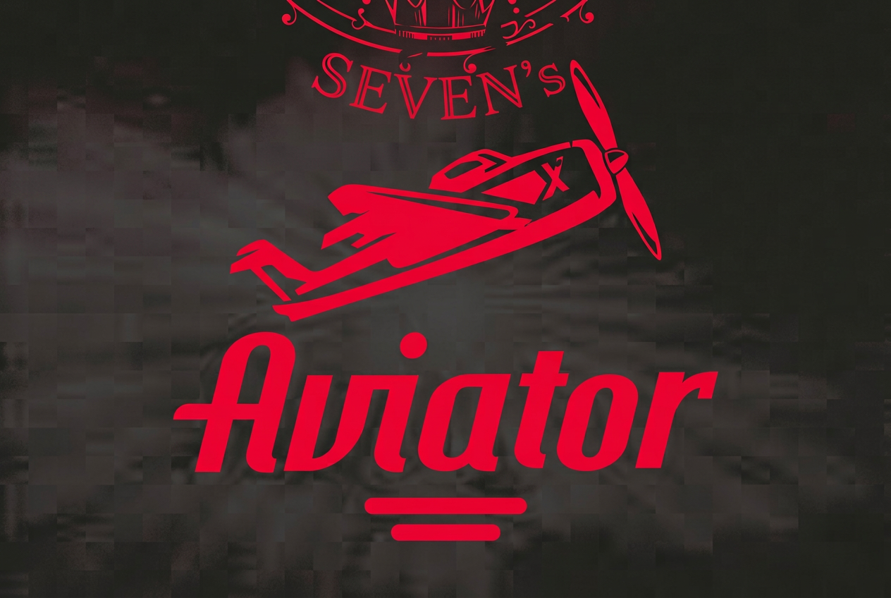Red Aviator plane with the Aviator logo